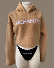 Enchanted Teddy Crop Hoodie