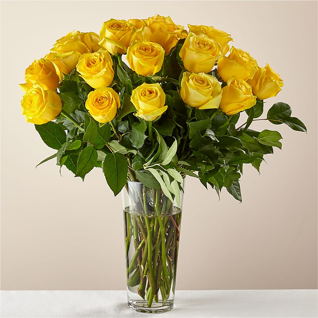 Long Stem Yellow Rose – Enchanted Blooms ATL