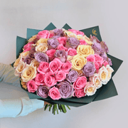 Multi color rose bouquet